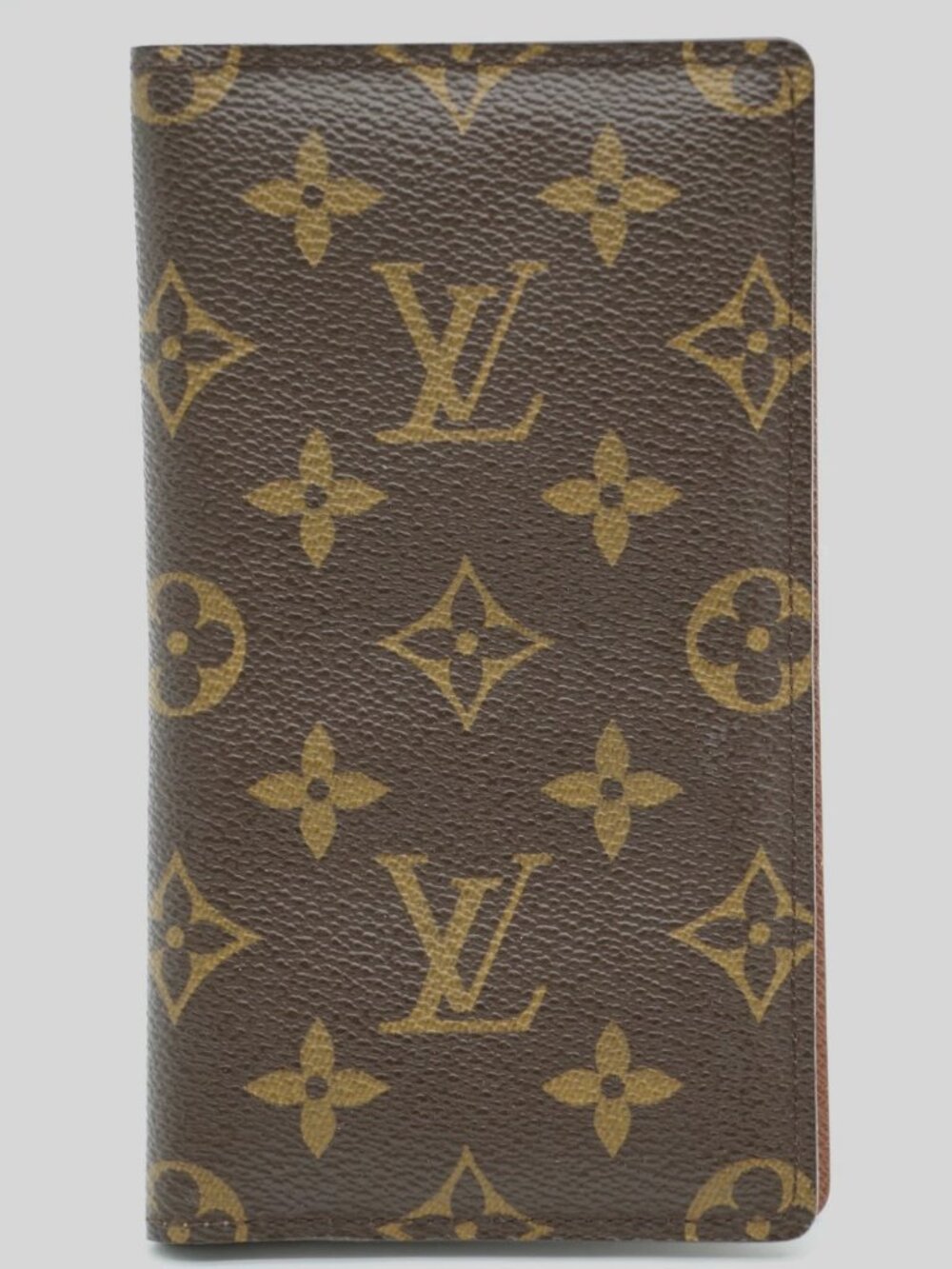 Louis Vuitton Checkbook Monogram Wallet - Brown